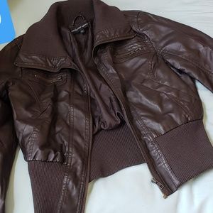 Women's Pleather Jacket
